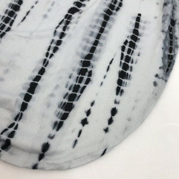 Arolina Short Sleeve V Neck Pocket Tie Dye Side Split Beach Max Dress Size M - Picture 6 of 7